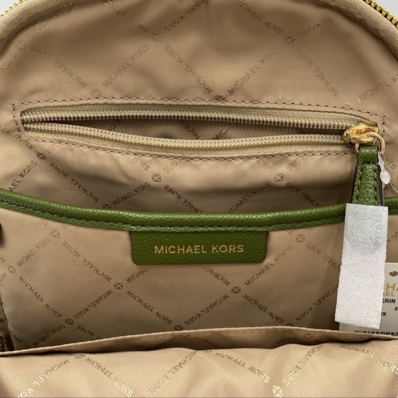 MICHAEL KORS ERIN MEDIUM BACKPACK EVERGREEN - Picture 11 of 16